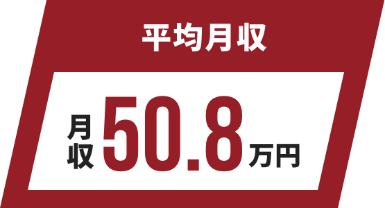 全社員の平均月収50.8万円